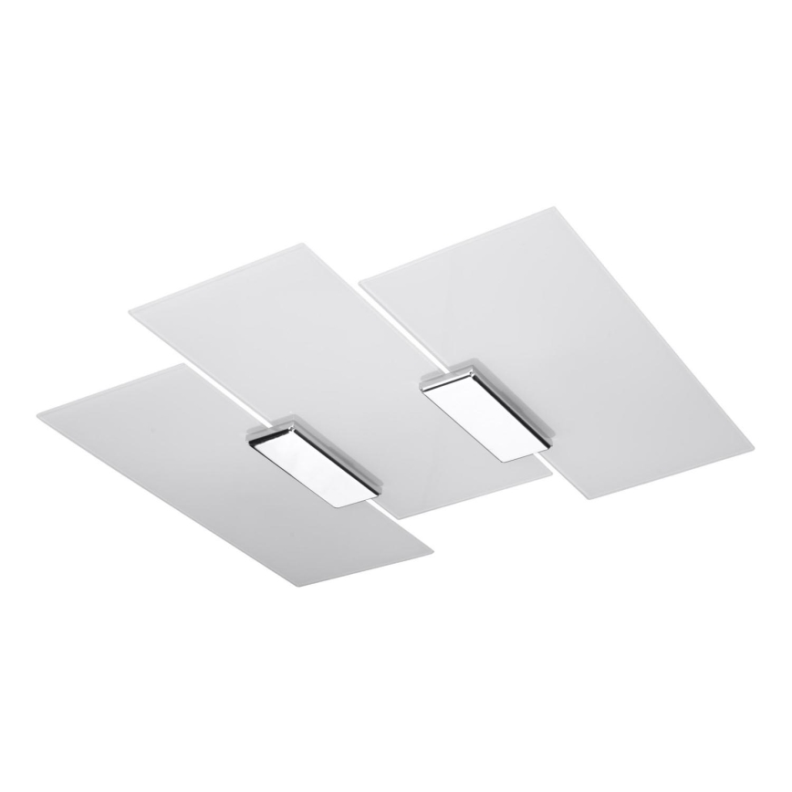 Lampa sufitowa FABIANO 3xE27/60W/230V biała/chrom błyszczący
