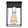 Lampa sufitowa FINN 1xE27/15W/230V czarna/chrom błyszczący