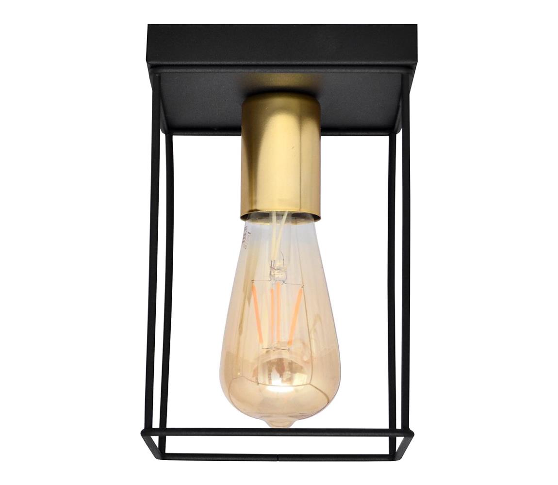 Lampa sufitowa FINN 1xE27/15W/230V czarna/złoty