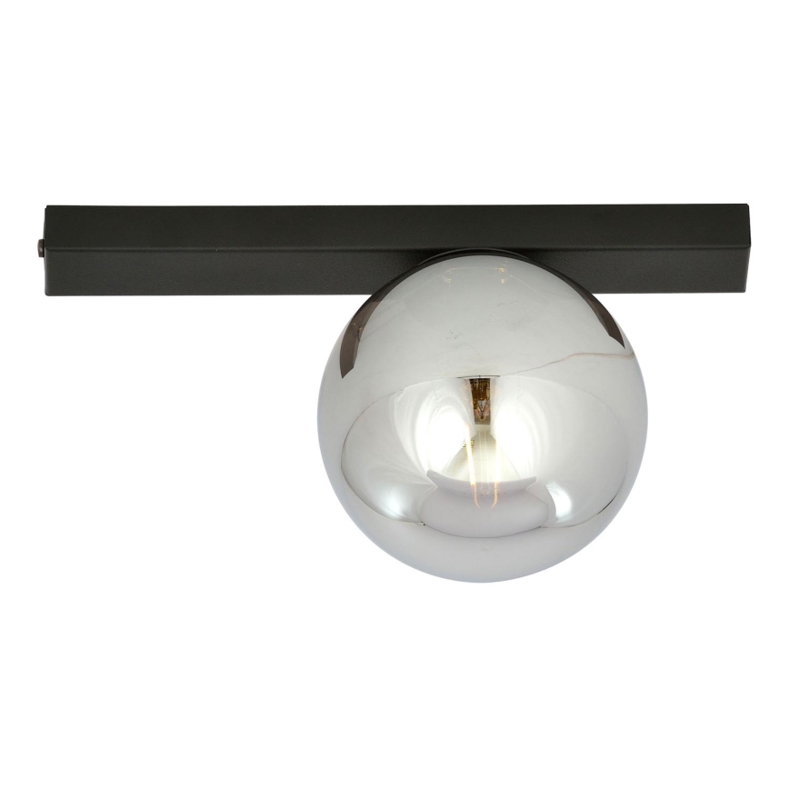 Lampa sufitowa FIT 1xE14/10W/230V czarna/szara