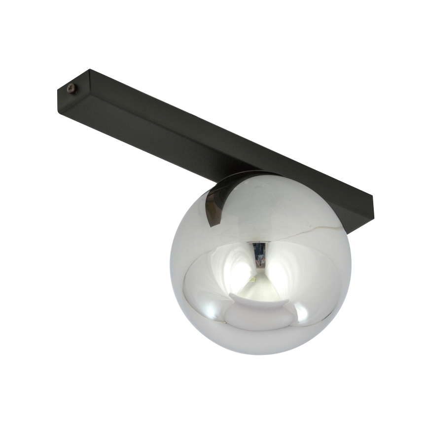Lampa sufitowa FIT 1xE14/10W/230V czarna/szara