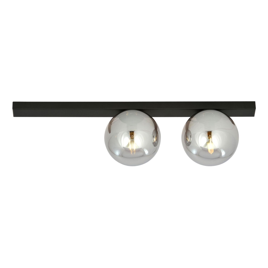 Lampa sufitowa FIT 2xE14/10W/230V czarna/szara
