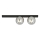 Lampa sufitowa FIT 2xE14/10W/230V czarna/szara