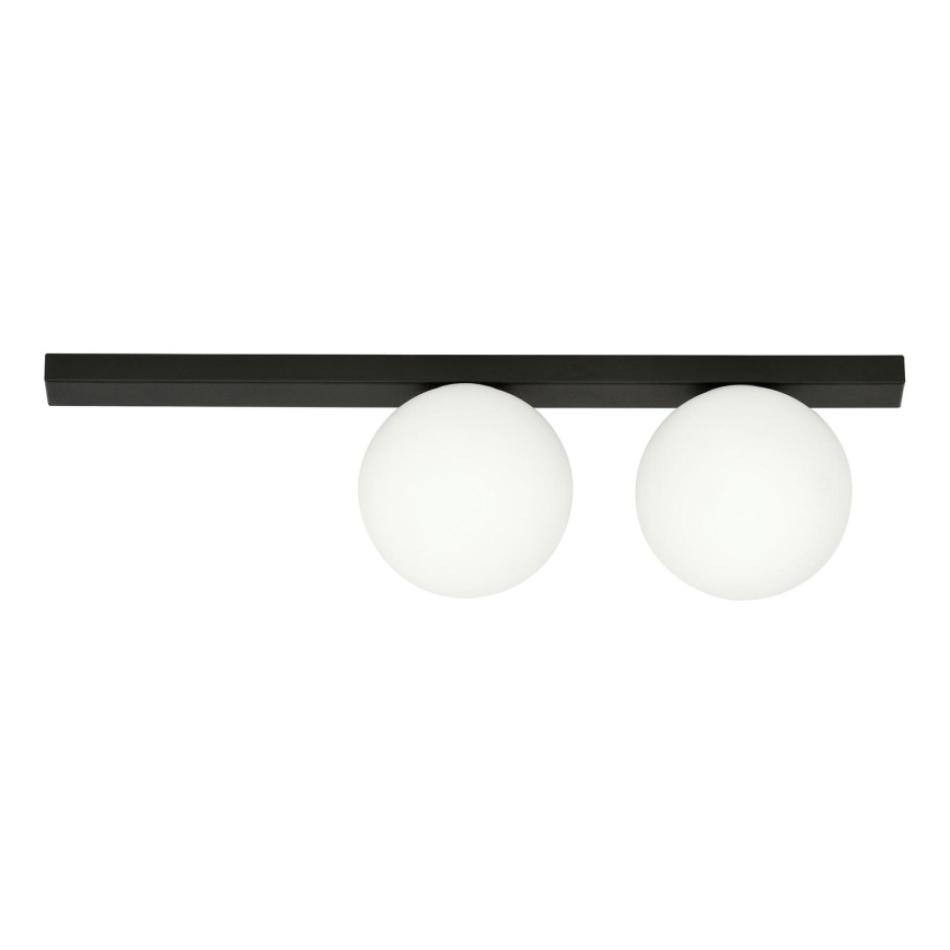Lampa sufitowa FIT 2xE14/10W/230V czarne/białe