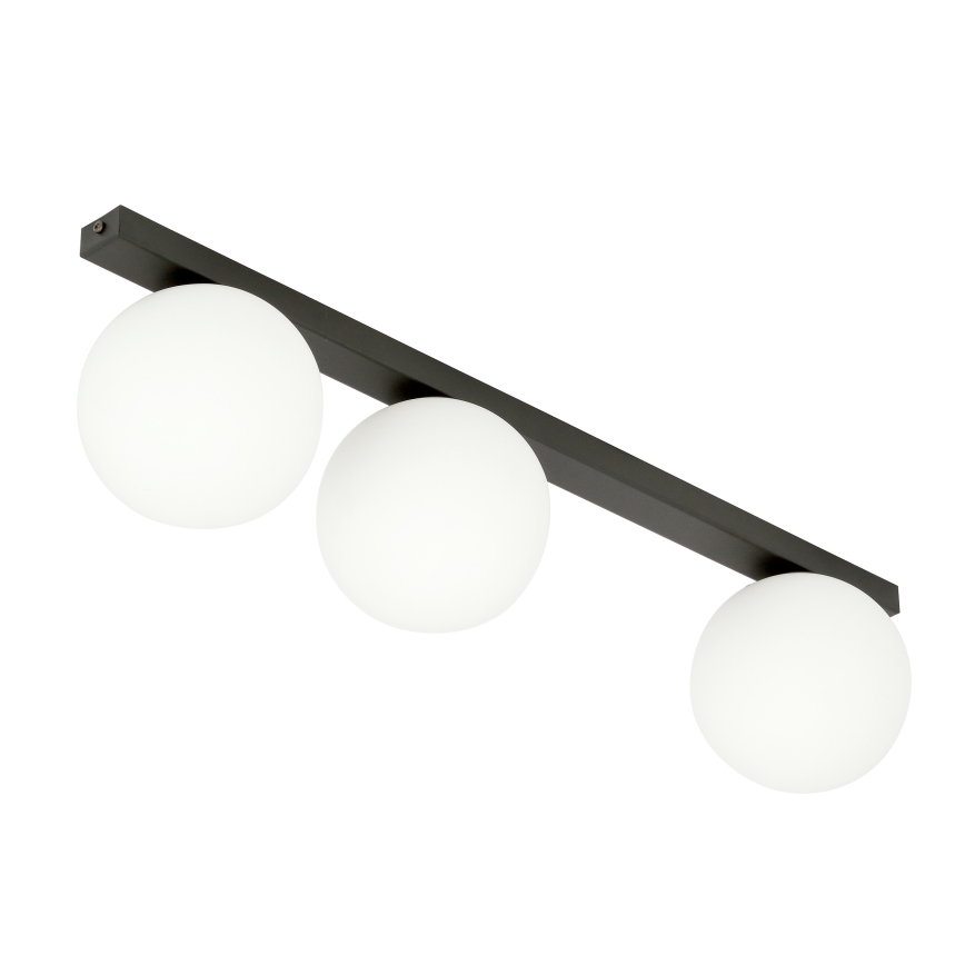 Lampa sufitowa FIT 3xE14/10W/230V czarna/biała