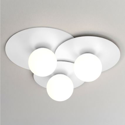 Lampa sufitowa FLAT 3xE27/15W/230V 55x60 cm biała