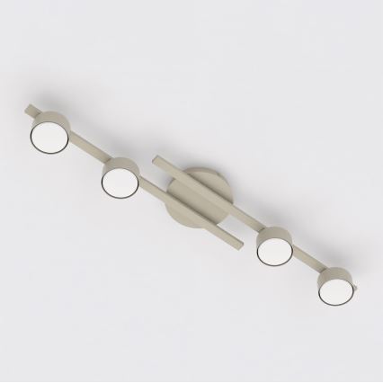 Lampa sufitowa FRAGMENT 4xGX53/12W/230V beżowa