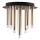 Lampa sufitowa GLAM 9xG9/8W/230V złota
