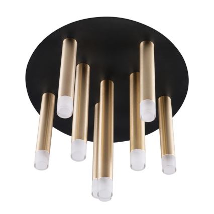 Lampa sufitowa GLAM 9xG9/8W/230V złota