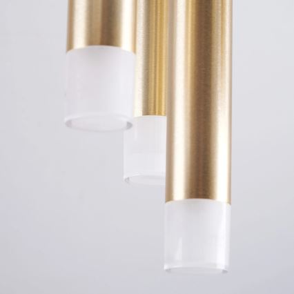 Lampa sufitowa GLAM 9xG9/8W/230V złota