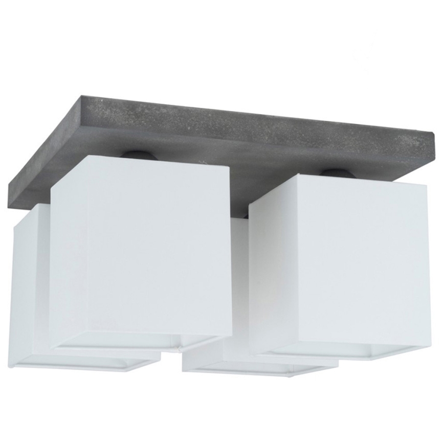 Lampa sufitowa GREAT 4xE27/25W/230V beton