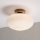 Lampa sufitowa HARMA WOOD 1xE27/15W/230V dąb/biały Ø 30 cm