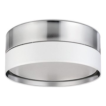 Lampa sufitowa HILTON 3xE27/15W/230V śr. 45 cm biała/chrom błyszczący