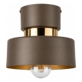 Lampa sufitowa IGNIA 1xE27/60W/230V brązowa/złota