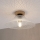 Lampa sufitowa JULL WOOD 1xE27/15W/230V dąb/przezroczysta śr. 34 cm