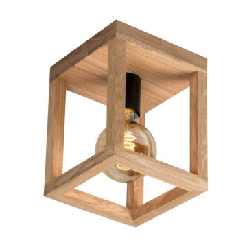 Lampa sufitowa KAGO 1xE27/60W/230V dąb matowy
