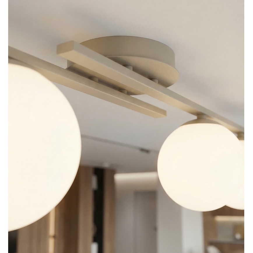 Lampa sufitowa KAIRO 3xE14/10W/230V beżowa