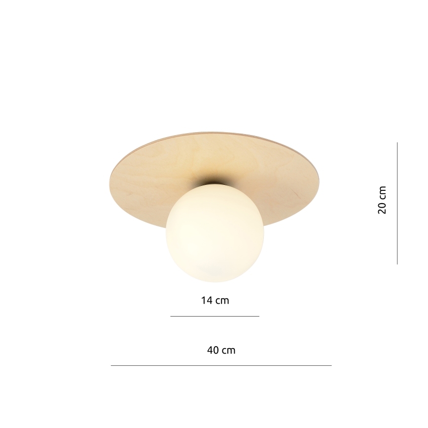 Lampa sufitowa KENZO 1xE14/10W/230V beżowa