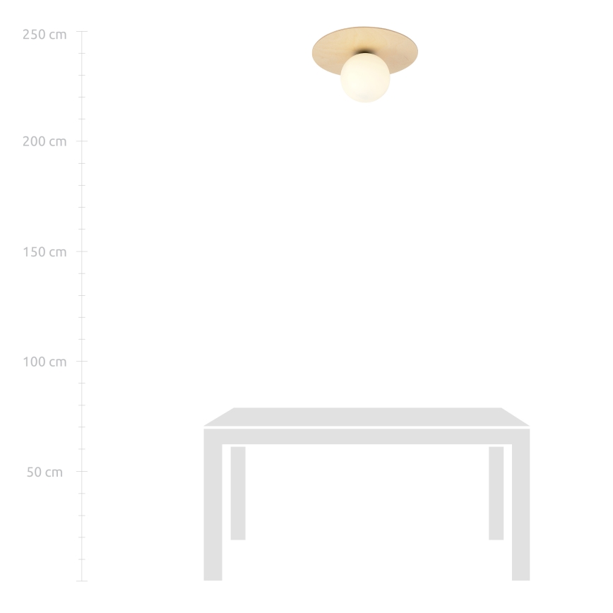 Lampa sufitowa KENZO 1xE14/10W/230V beżowa