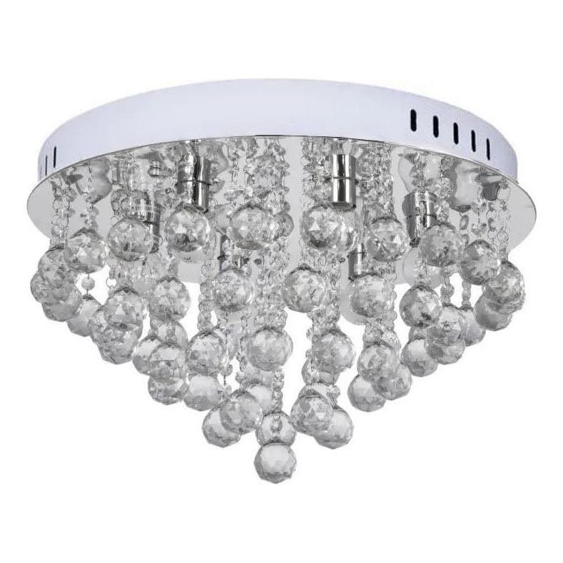 Lampa sufitowa kryształowa 6xE14/60W/230V