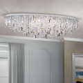 Lampa sufitowa kryształowa CRYSTALRIVER 21xG9/40W/230V chrom błyszczący