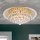 Lampa sufitowa kryształowa GLORIA 6xG9/40W/230V śr. 50 cm złoty
