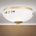 Lampa sufitowa LANDHAUS 1xE27/60W/230V śr. 21 cm mosiądz/biały/zielony