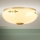 Lampa sufitowa LANDHAUS 2xE27/60W/230V śr. 28 cm brąz/beżowa