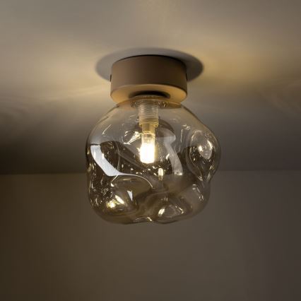 Lampa sufitowa LAVA 1xG9/8W/230V beżowa/dymna beżowa