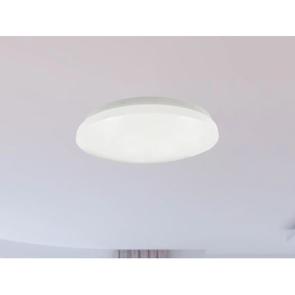 Lampa sufitowa łazienkowa LED OPAL 12W/230V, śr. 24,5 cm, IP44, biała