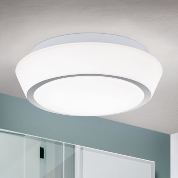 Lampa sufitowa łazienkowa TENA 2xE27/60W/230V Ø 30 cm IP44 biała