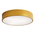Lampa sufitowa łazienkowa z czujnikiem CLEO 3xE27/24W/230V śr. 40 cm złota IP54