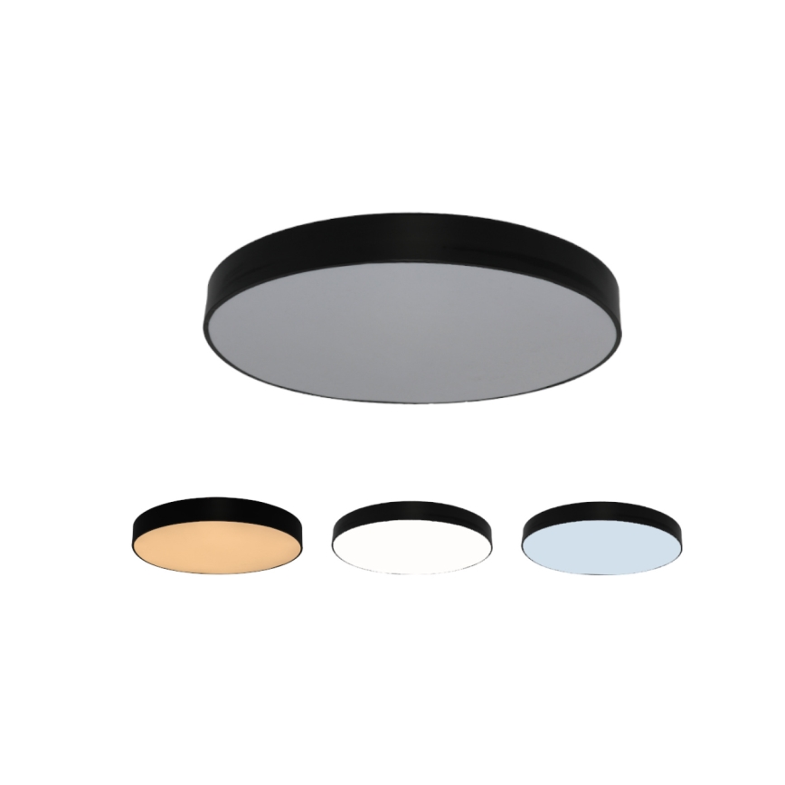 Lampa sufitowa LED/135W/230V 3000/4000/6500K śr. 80 cm czarna