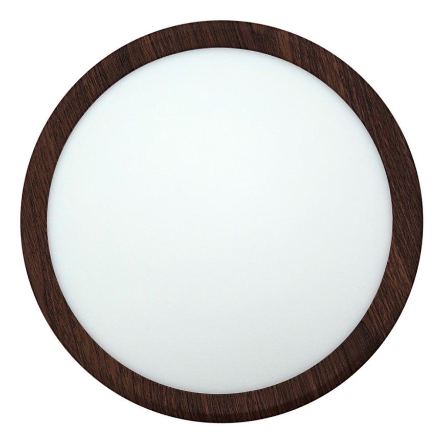 Lampa sufitowa LED/18W/230V 3000/4000/6500K śr. 23 cm brązowa