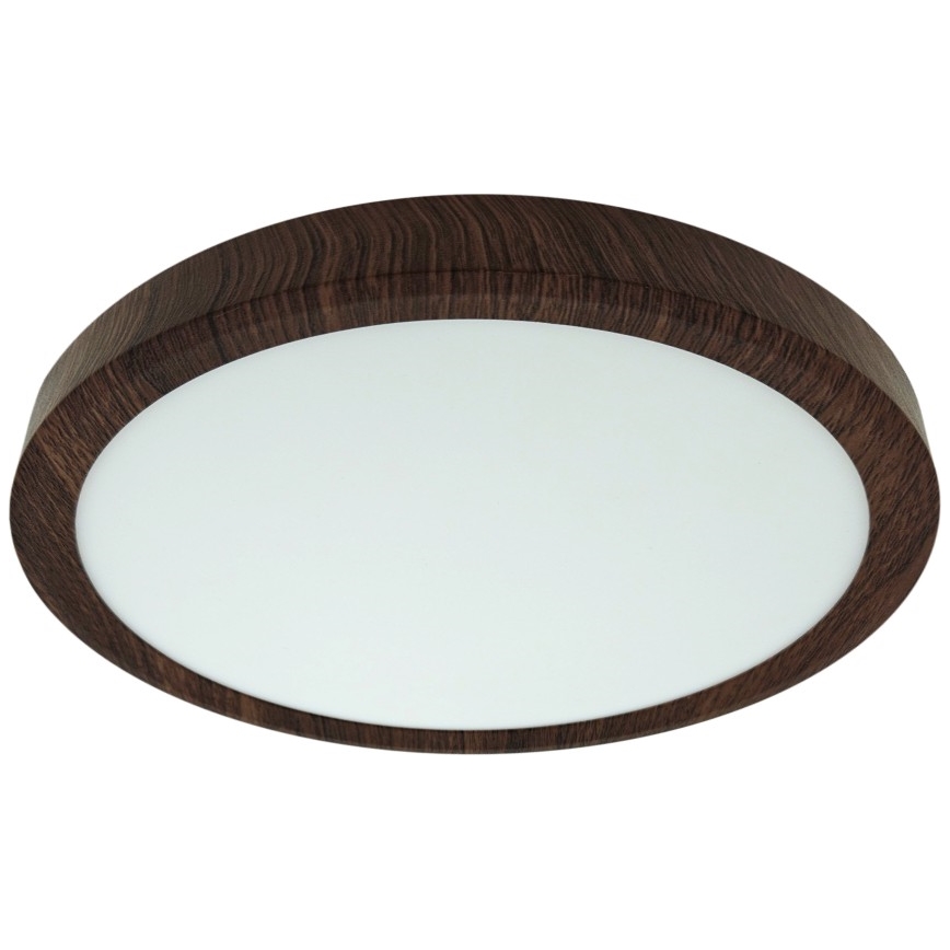 Lampa sufitowa LED/18W/230V 3000/4000/6500K śr. 23 cm brązowa