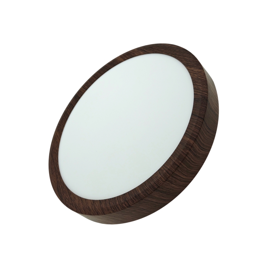 Lampa sufitowa LED/18W/230V 3000/4000/6500K śr. 23 cm brązowa