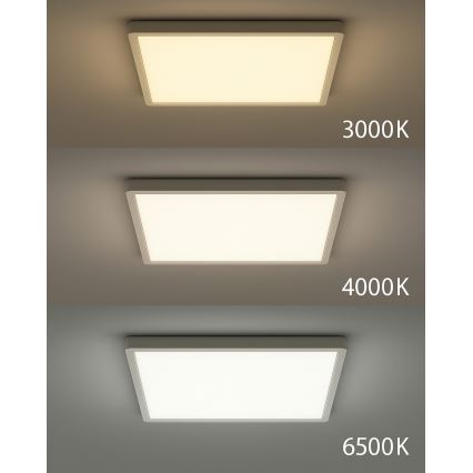 Lampa sufitowa LED/24W/230V 3000/4000/6500K 30x30 cm biała