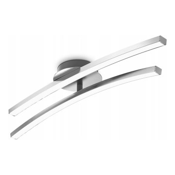 Lampa sufitowa LED 2x6W/230V, błyszczący chrom
