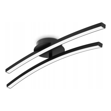 Lampa sufitowa LED 2xLED/6W/230V 3000K czarna