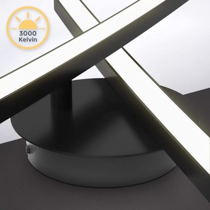 Lampa sufitowa LED 2xLED/6W/230V 3000K czarna