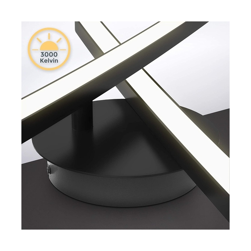 Lampa sufitowa LED 2xLED/6W/230V 3000K czarna