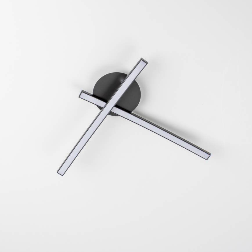 Lampa sufitowa LED 2xLED/6W/230V czarna