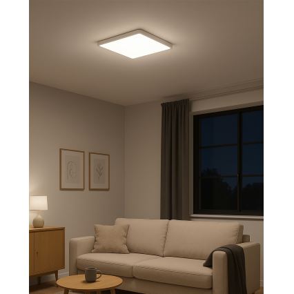 Lampa sufitowa LED/32W/230V 3000/4000/6500K 40x40 cm biała