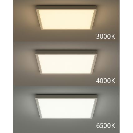 Lampa sufitowa LED/32W/230V 3000/4000/6500K 40x40 cm biała