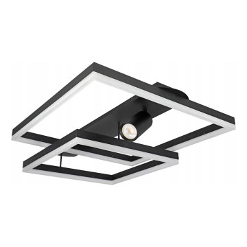 Lampa sufitowa LED/38W/230V + 1xGU10/30W czarna