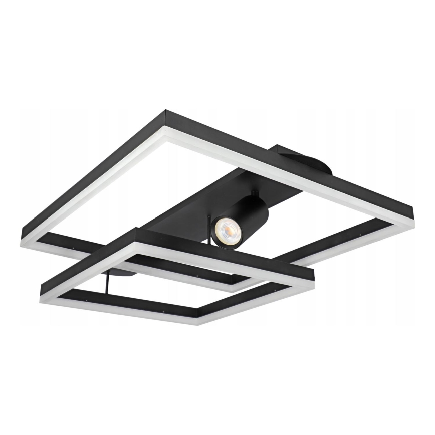 Lampa sufitowa LED/38W/230V + 1xGU10/30W czarna