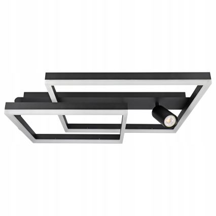 Lampa sufitowa LED/38W/230V + 1xGU10/30W czarna
