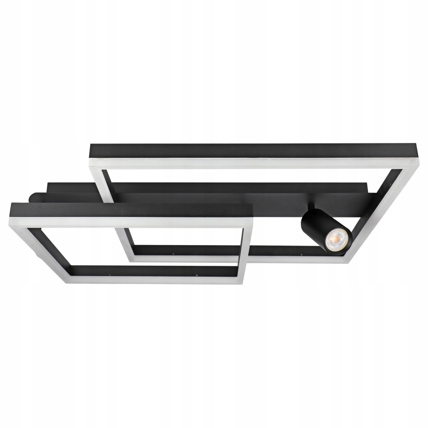 Lampa sufitowa LED/38W/230V + 1xGU10/30W czarna