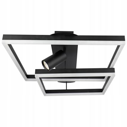 Lampa sufitowa LED/38W/230V + 1xGU10/30W czarna