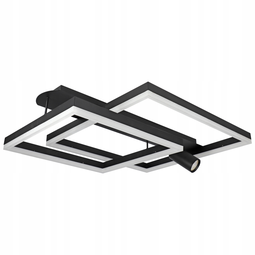 Lampa sufitowa LED/38W/230V + 1xGU10/30W czarna